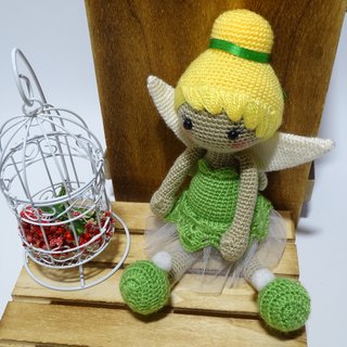 Campanilla. Amigurumi Tejido a mano. Crochet