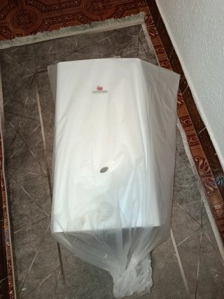 Calentador Saunier Duval Gas Natural Blanco