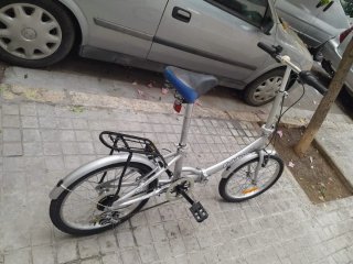 Bicicleta plegable 20" Aluminio