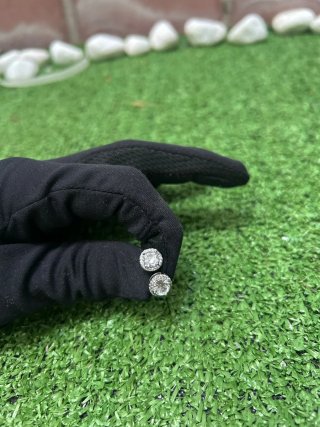 Pendientes de plata con circonitas