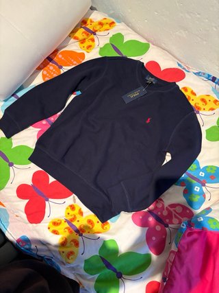 Sudadera Polo Ralph Lauren niño azul