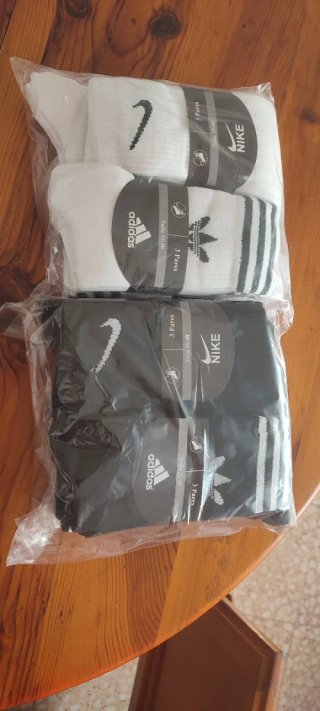 Pack 12 pares calcetines Nike y Adidas 35/40