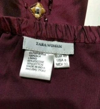 Conjunto Zara Falda y Corpiño