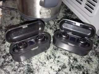 2 Auriculares Bluetooth Negro