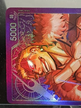One piece Tcg Doffy Líder Holografico Artist edit.