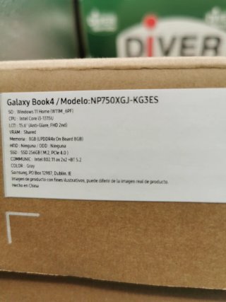 Portátil Samsung Galaxy Book 4 Grigio