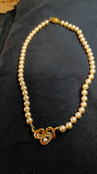 Conjunto Perlas Pulsera y Pendientes