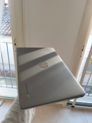 HP Chromebook Plata