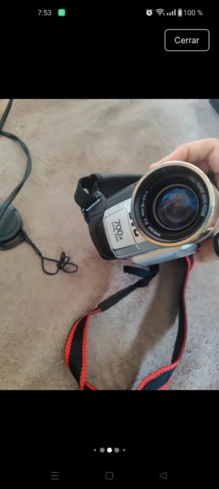 Videocámara JVC Negra/Gris