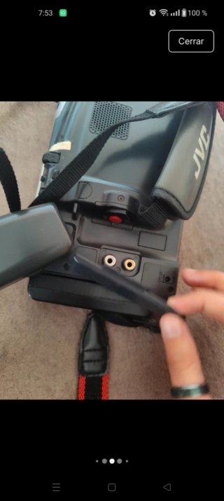 Videocámara JVC Negra/Gris