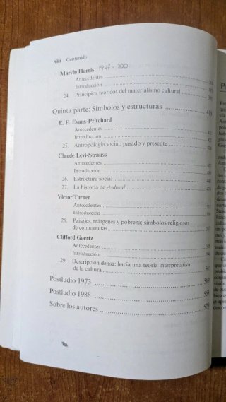 Antropología. Lecturas