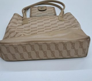 Bolso Balenciaga Vintage y monedero Beige Monogram