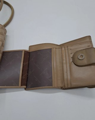 Bolso Balenciaga Vintage y monedero Beige Monogram