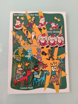 Lote 4 Postales Navideñas Mariscal