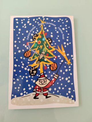 Lote 4 Postales Navideñas Mariscal