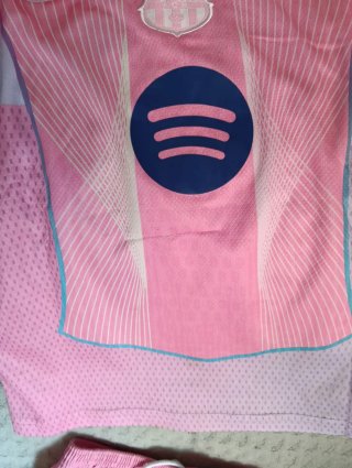 Conjunto Fútbol Nike Rosa y Blanco