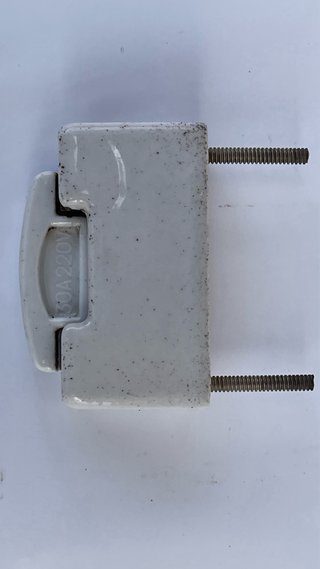 Fusible Cerámica antiguo vintage 30A 220V