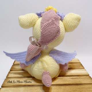 Ereas el Pegaso. Amigurumi hecho a mano. Crochet.