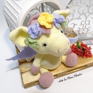 Ereas el Pegaso. Amigurumi hecho a mano. Crochet.