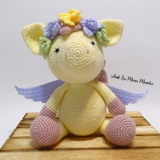 Ereas el Pegaso. Amigurumi hecho a mano. Crochet.