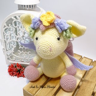Ereas el Pegaso. Amigurumi hecho a mano. Crochet.