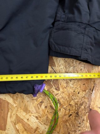 Giacca Anorak Vintage Color Block Nero Verde Viola