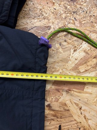 Giacca Anorak Vintage Color Block Nero Verde Viola