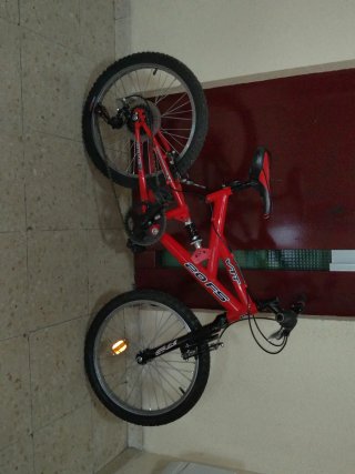Bicicleta roja 20 FS VTT