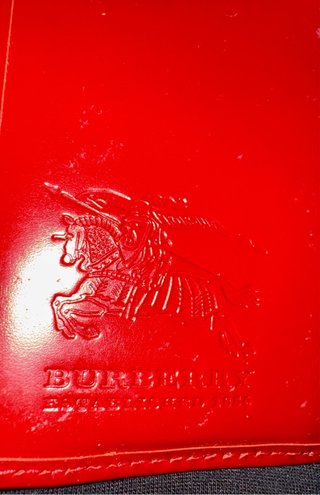 Portafoglio Burberry Rosso Imbottito