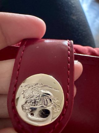 Portafoglio Burberry Rosso Imbottito