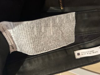 Pantalón efecto piel skinny Zara