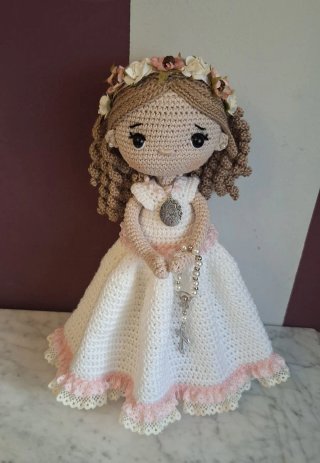Muñeca Amigurumi Comunión