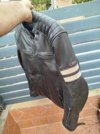 Chaqueta de cuero para moto Talla S