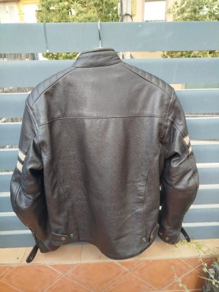 Chaqueta de cuero para moto Talla S