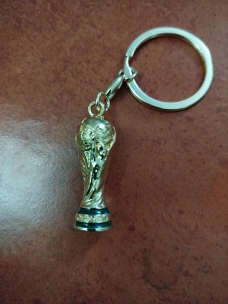 Llavero Copa del Mundo Dorada