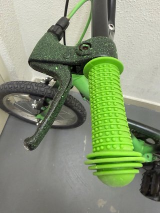 Bicicleta infantil verde 5-6 años