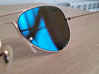Gafas Ray-Ban Aviador RB3025 Azul/Dorado