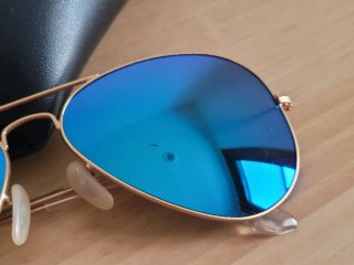 Gafas Ray-Ban Aviador RB3025 Azul/Dorado
