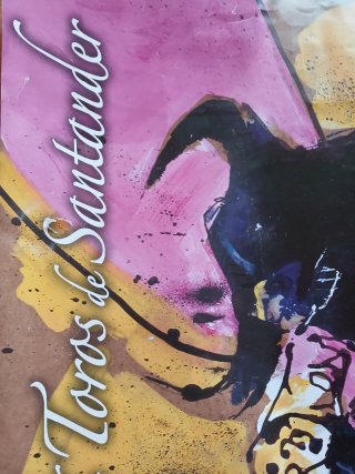 2 Carteles Taurinos Feria Santiago Santander