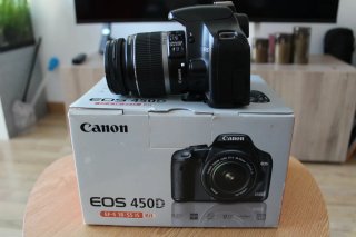 Canon EOS 450D + Objetivo EF-S 18-55mm IS