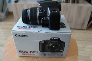 Canon EOS 450D + Objetivo EF-S 18-55mm IS