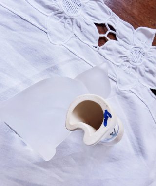 Coppia Gatti Ceramica e Vetro Satinato