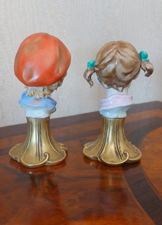 Coppia statuette Capodimonte vintage