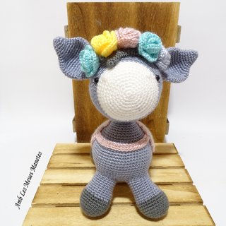 Ed el Burrito. Amigurumi Tejido a mano. Crochet