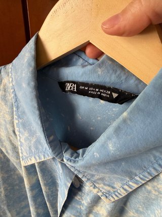 Camisa Zara efecto lavado