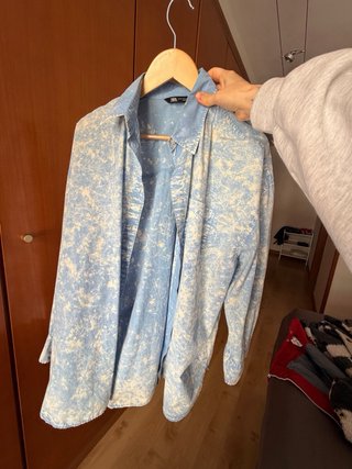Camisa Zara efecto lavado