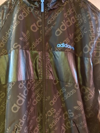 Chaqueta Adidas reversible negra multicolor
