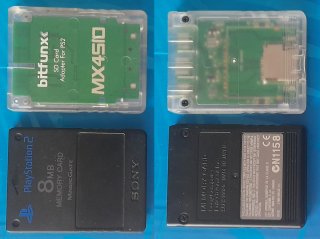 Memory Card PS2 8MB + Adaptador MX4SIO