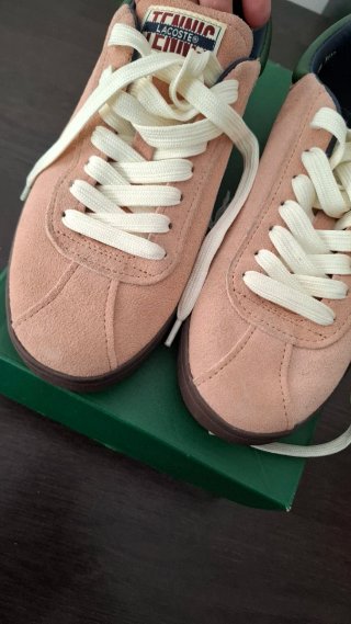 Zapatillas Lacoste Baseshot Rosa Talla 37