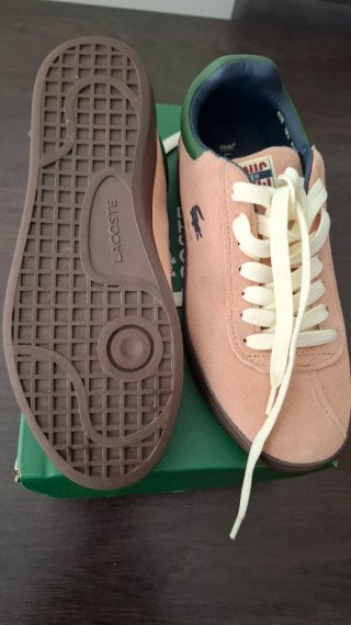 Zapatillas Lacoste Baseshot Rosa Talla 37